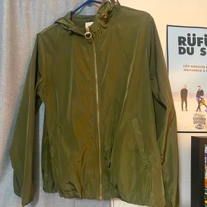Olive Green Bomber Jacket
